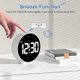thumbnail image 5 of Digital Alarm Clock, Small Battery-Powered Clock with Dual Alarms, Snooze, 4 Brightness Levels, Week Display, Alarm Time, for Travel Bedrooms (With Ad, 5 of 5
