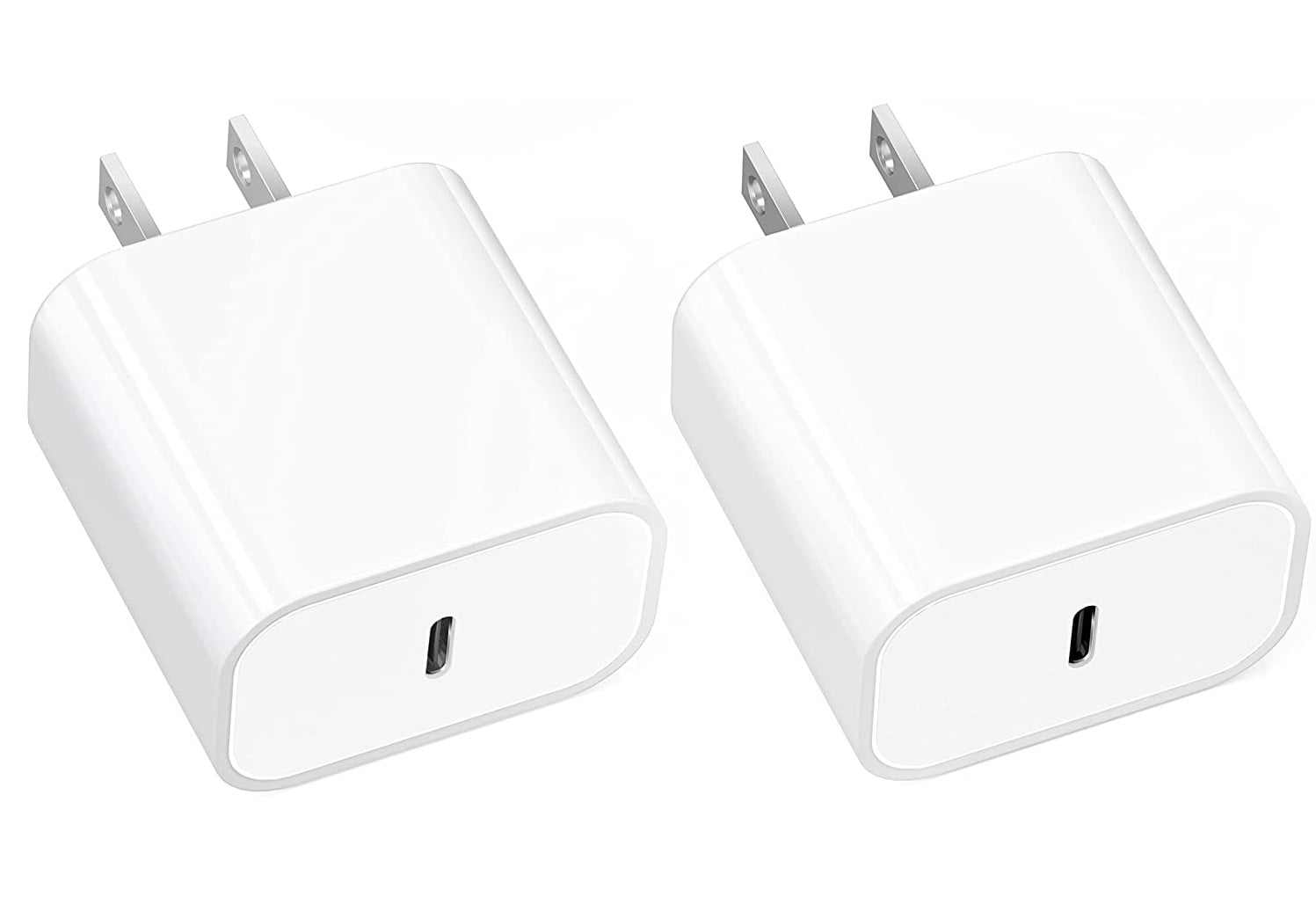 USB C Wall Charger 20W PD Power Adapter Charging Block Compatible with Phone 13 12 11 Pro/Pro Max, SE/X/XS Max, Pad Pro, Galaxy S21 S10 S9 A01 A11 A21 A51 A71 A20 A50 Note 20 2PACK