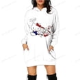 thumbnail image 3 of Sudadera con capucha de dibujos animados divertidos de HELLO KITTY para mujer, sudadera con capucha de HELLO KITTY con gráfico de los años 90, vestido ajustado con capucha para mujer, 3 of 5