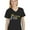 Black, variant on Birthday Queen Top for Women Girls Birthday V-Neck Fitted Women T-Shirt Medium Black