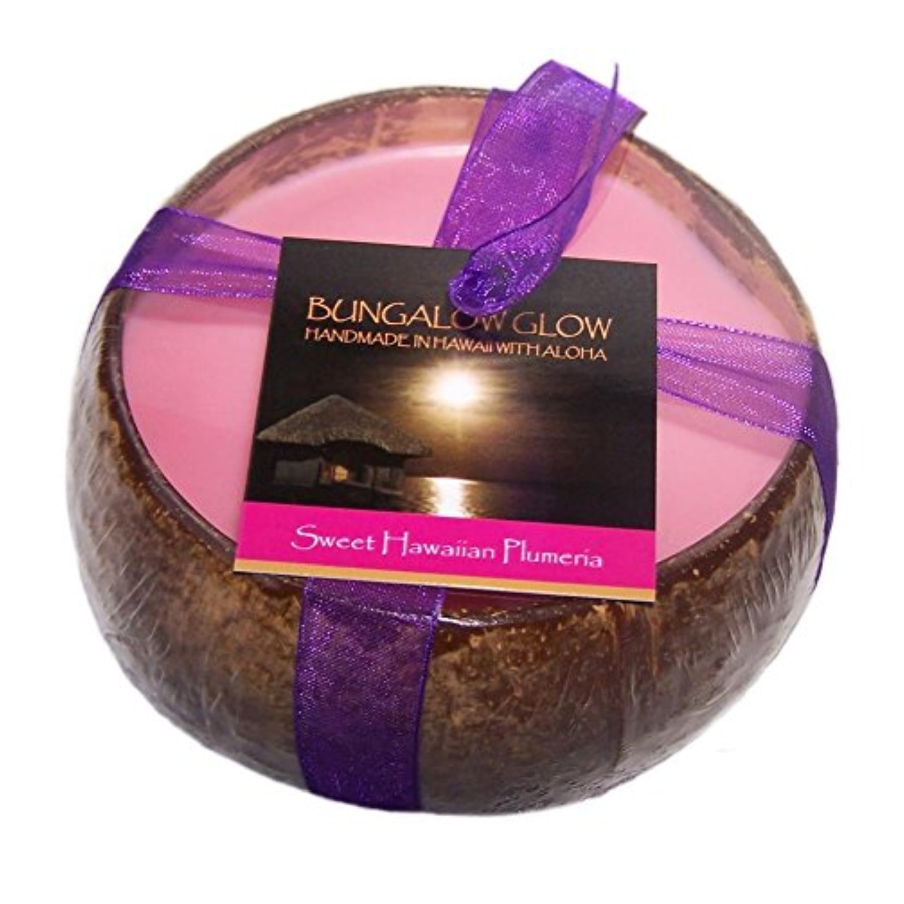 Hawaii Bubble Shack Coconut Candle Sweet Plumeria Scented (2 Candles)