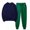 Navy, variant on Kiplyki Flash Womens 2 Pieces Joggers Outfits Solid Round Neck Pullover Casual Sports Pants Sports Set