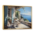 thumbnail image 2 of Designart "Retreat in Cannes French Riviera Serenity III" Nautical & Beach Floater Framed Canvas Art Print, 2 of 7