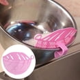 thumbnail image 2 of 1 Pack Durable Cleaning Half Round Rice Washing Sieve Cleaning Gadgets Kitchen Clip Tool, 2 of 9