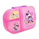 thumbnail image 2 of Contenedor Lunch Box Plástico, Diseño Minnie Mouse Disney Clásicos, 3 Divisiones con Cierre de Clip, Libre de BPA, Color Rosa, 2 of 5