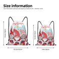 thumbnail image 2 of Fotbe Christmas Bolsa Mochila con Cordón Estampada, Bolsa de Gimnasio Deportiva, Bolsa Cinch, Bolsa con Cordón para Hombres y Mujeres-Medium, 2 of 6