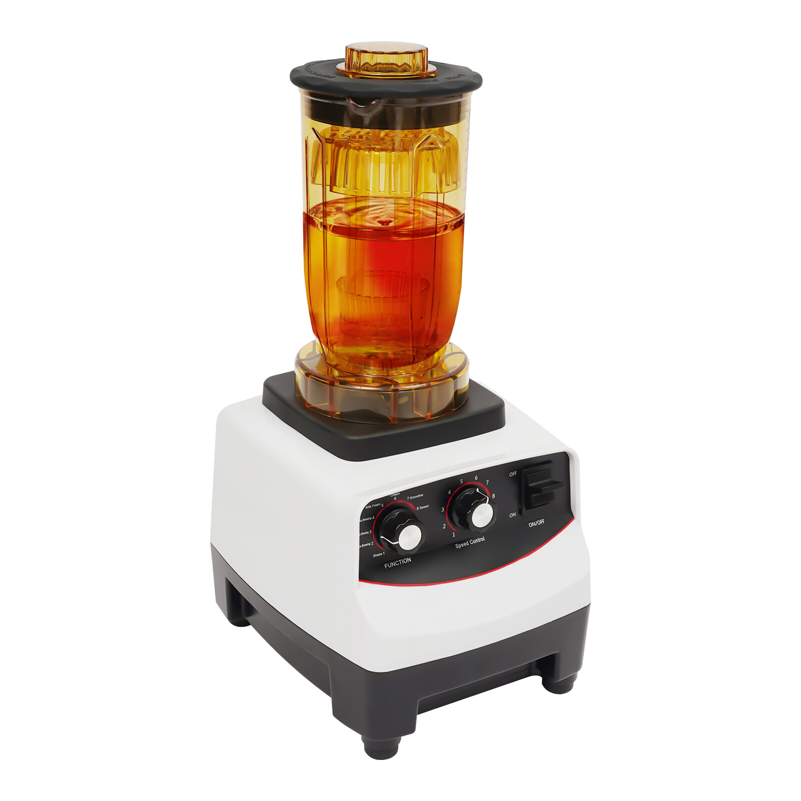 Tea Brewing Machine,Bubble Tea Machine 1200ml Multifuction Food Blender w/ 4Cups