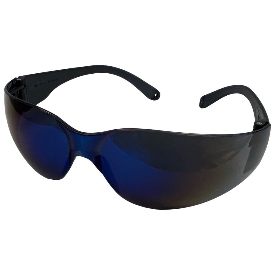 (Price/12/Pack)Armour Guard AG469M Light Armour Blue Mirror Wrap Around Safety Glasses
