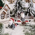 thumbnail image 3 of Nueva estatua de gnomos de yoga de Navidad, meditación de Buda Zen, figuras de gnomo de Papá Noel, estatua de gnomo pequeña, adorno de Navidad, decoración de temporada, escultura de figura de gnomo co, 3 of 5
