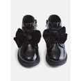 thumbnail image 3 of Wonder Nation Baby and Toddler Girls Bow Combat Boots, 3 of 5