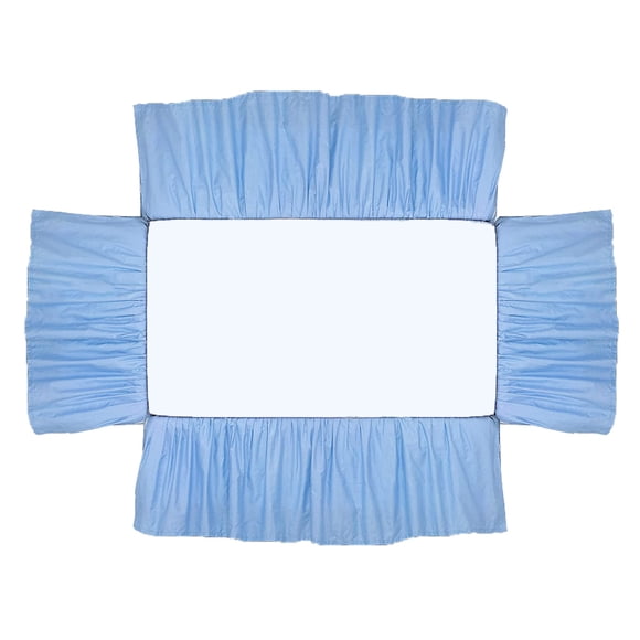 LCXmlly Bande Élastique Jupe de Lit de Bébé Couvre-Lit Installation Facile Jupe de Lit de Bébé Douce Élastique Jupe de Literie pour Tout-Petit