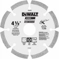 thumbnail image 3 of DEWALT DW4782 Segmented Rim Diamond Saw Blade HP 4-1/2" D X 5/8 and 7/8" Steel Gray, 3 of 3