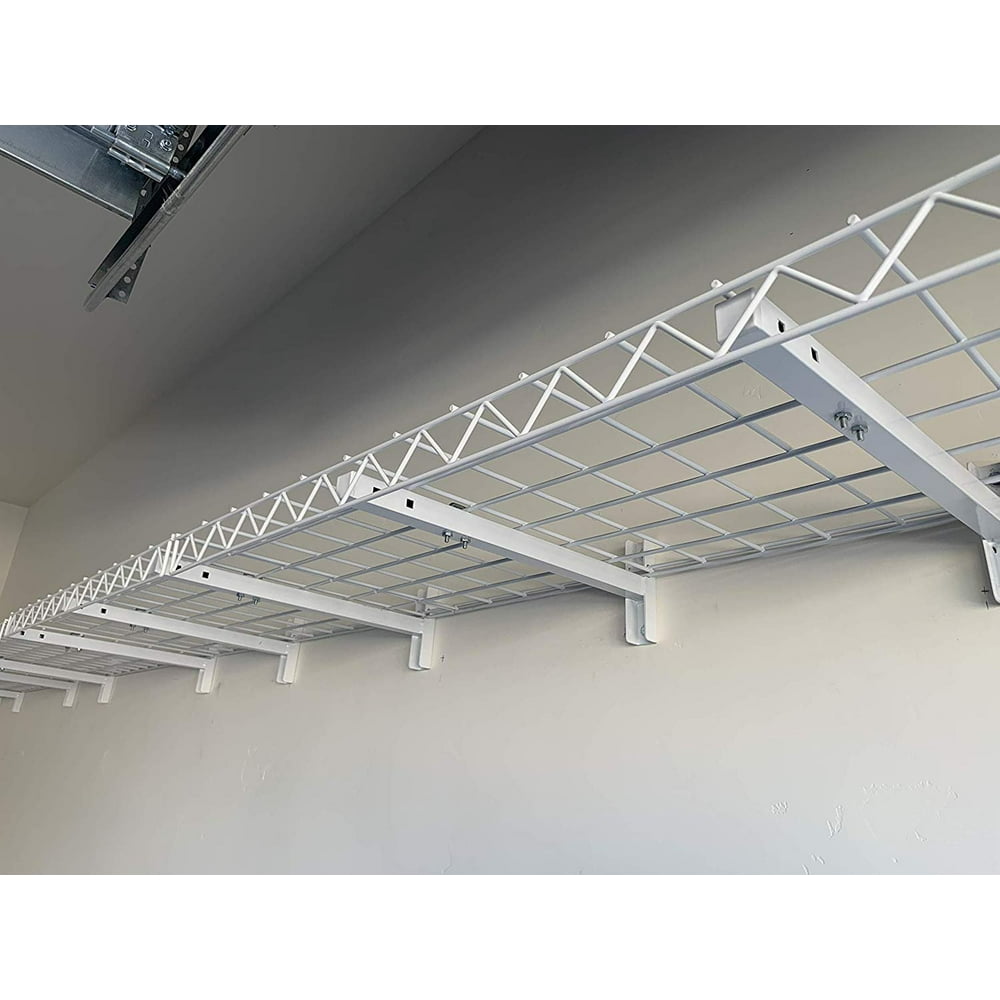 EZ Storage Wall Shelf Garage Storage Rack System Steel Grate Grid