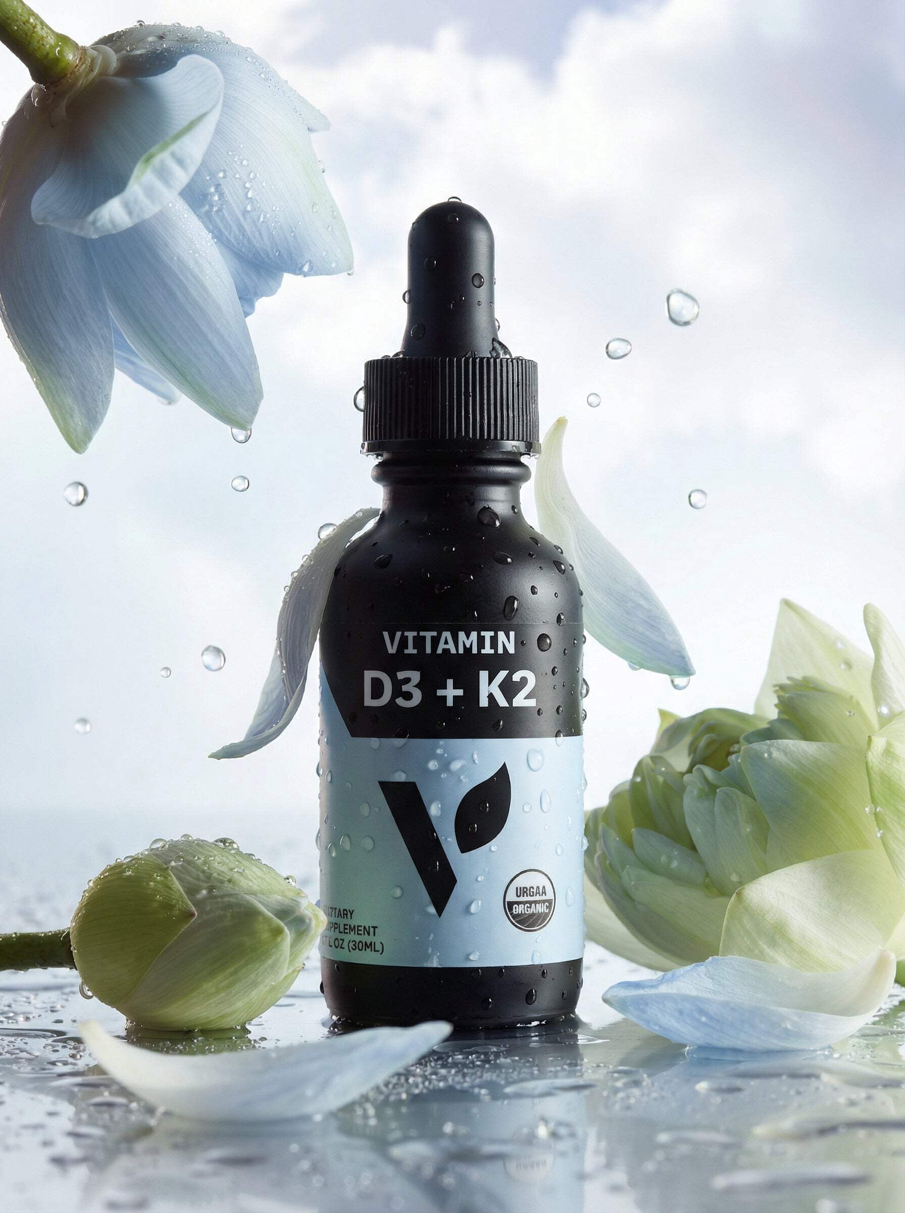 Veggimins Organic Vitamin D3 + K2, 1oz