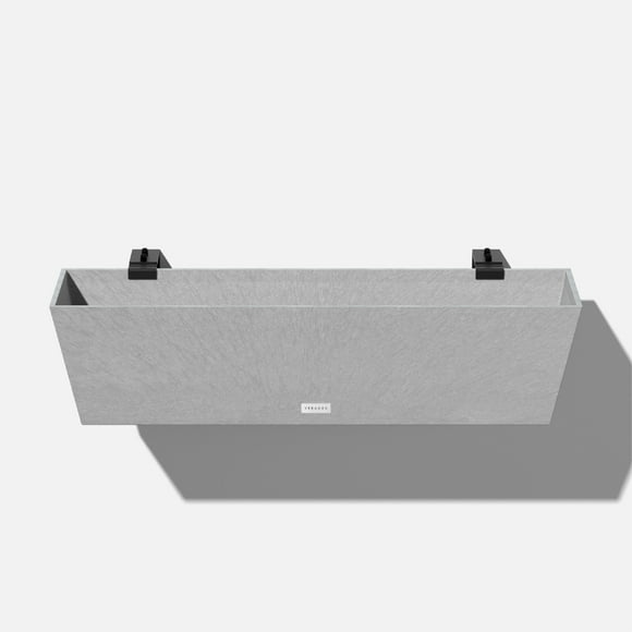 Veradek Pure Series Railing 36" Planter Grey