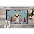 thumbnail image 2 of Caroline's Treasures BB1712MAT Winter Holiday Cocker Spaniel Door Mat, Indoor Rug or Outdoor Welcome Mat 18x27 Doormat ,, 2 of 2