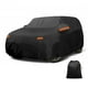 thumbnail image 1 of Funda de coche única Bargains, película de aluminio, funda para coche exterior, protección impermeable para todo clima con cremallera en la puerta del conductor, negra para Lincoln Nautilus, 1 of 7
