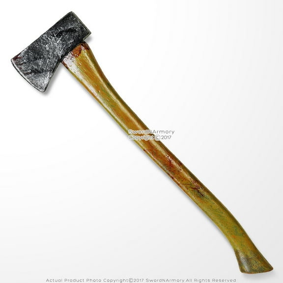 Munetoshi 22.5" Medieval Foam Battle Replica Axe Cosplay Halloween Woodsman Costume Movie Video Game Prop