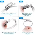 thumbnail image 5 of Adjustable 304 Stainless Steel Hose Clamps - Compatible with Various Brands - Set of 10, 5 of 5