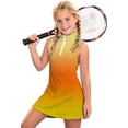 thumbnail image 3 of Shadoumai Girls Athletic Tennis Dress With Shorts,Girls Athletic Dress Performance Quarter Zip Sleeveless Golf Pickleball and Tennis Dresses for Women, 3 of 6