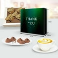 thumbnail image 4 of CoolGiftBox Sleek Green Thank You Gift Box | Chocolate Truffles for Coworker appreciation, Promo items for business | Exclusive Recognition Sets | Pack of 6, 4 of 4