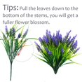 thumbnail image 3 of Flores artificiales para exteriores Rowfad Lavender, 22 unidades, color morado, 3 of 7
