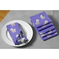 thumbnail image 2 of "S4Sassy Purple Puppies Dog Parties Table Decor Linen Re-Usable Cloth Napkins Set 18 x 18""(Pack of 6)", 2 of 8