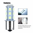 thumbnail image 3 of HLONK 20 Pcs RV Interior LED Light Bulbs  EEEkit BA15S 1156 Bright 7506 1141 1003 13-SMD-5050 6000K  Pure White Replacement Lamps for Car Rear Turn Signal Lights Interior RV Camper 12V, 3 of 9