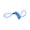 Lock rope blue, variant on Safety Disc Wheel Lock with Key, Mountain Bicycles Brakes Padlock Motorcycle Bikes AntiTheft Wheel Disc Brakes Lock