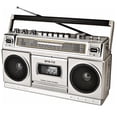 thumbnail image 1 of Radio Cassette Boombox Retro WISCENT WTB-732 Estilo 80s con Bluetooth, 1 of 9