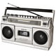 thumbnail image 1 of Radio Cassette Boombox Retro WISCENT WTB-732 Estilo 80s con Bluetooth, 1 of 9