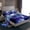 Black Purple Blue, variant on Castle Fairy Animal Wolf Twin Sheet Sets for Teenagers,Jungle Wildlife Bedding