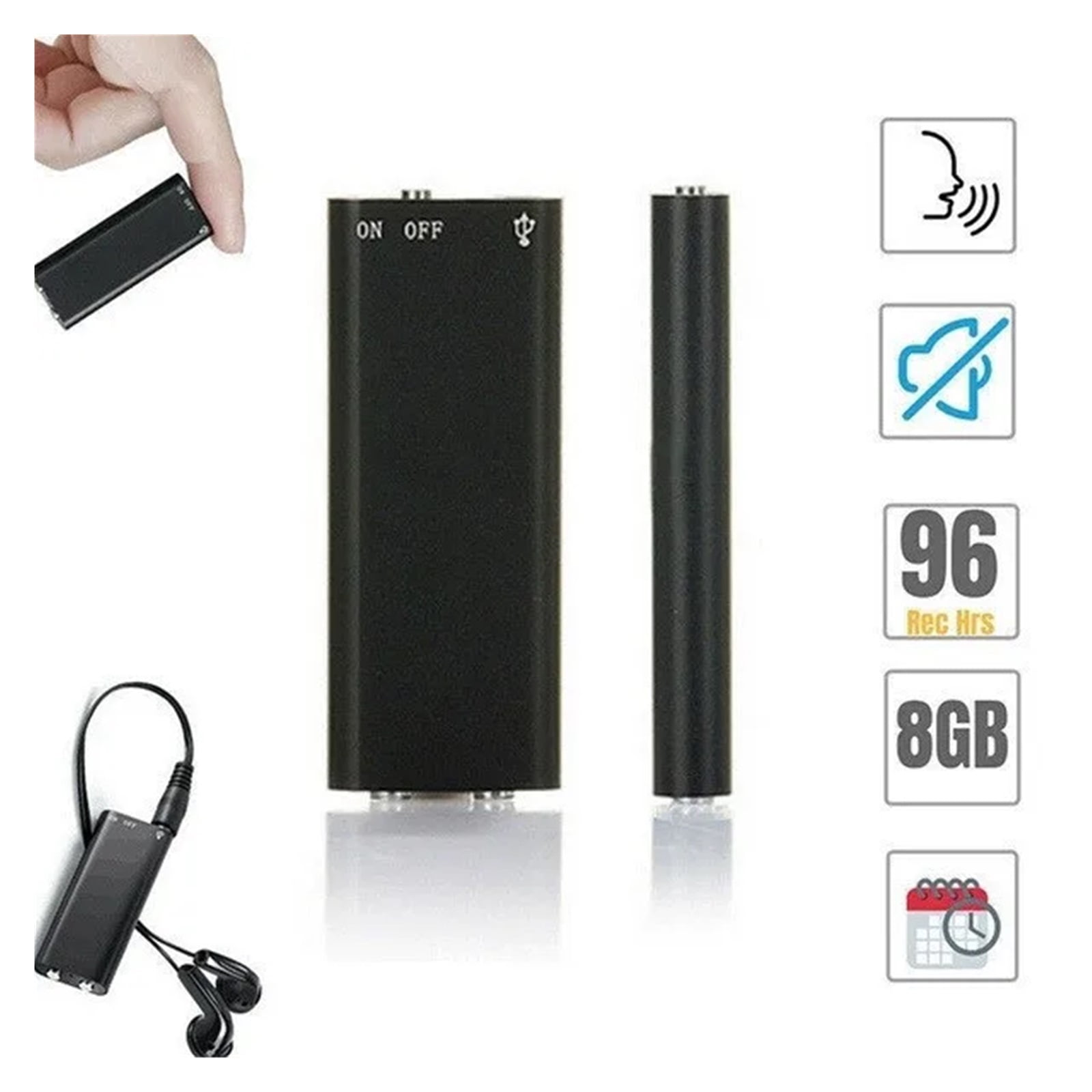 8GB Professional Voice Recorder Digital Audio Mini Dictaphone ,Powerful Feature