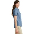thumbnail image 2 of Port & Company Women's Short Sleeve Value Denim Shirt, 2 of 3