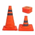 thumbnail image 1 of Collapsible Traffic Cones Multi Purpose Pop up Reflective Safety Cone（4 Pack）, 1 of 2