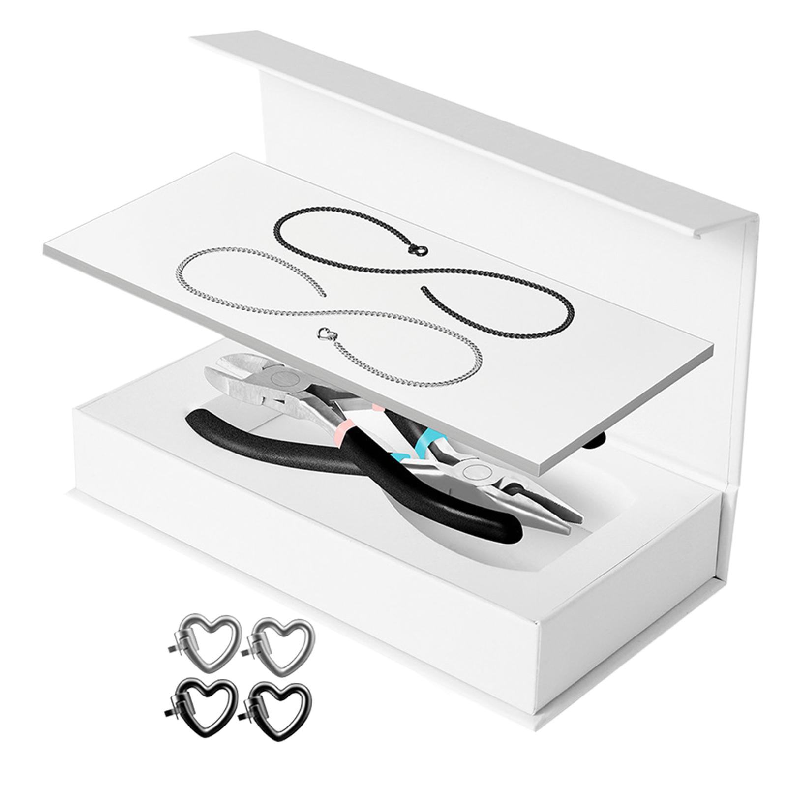 Milageto Permanent Bracelet Kit Bracelet Making for Couples for Summer Valentines Black 1