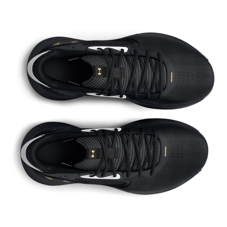 Under Armour Lockdown 6 Basketball Shoes Black Metallic Gold Under Armour Lockdown 6  main image 3