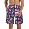 thumbnail image 1 of Fotbe cute Skull rainbow mushroom Trajes de Baño Estampados para Hombre, Shorts de Verano de Secado Rápido, Ropa de Playa, Bañadores-3X-Large, 1 of 6