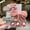 4Pcs-Pink, variant on 4Pcs Cute Knit BB Hair Clips, Handmade Flower Border Clips,Bow Bang Clips for Kids,Suitable for Chrismas Festival Celebration