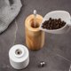 thumbnail image 5 of Molinillo de sal Molinillo de pimienta de madera blanca Juego de molinillo de sal y pimienta marinaMolinillos de sal de vinagrera de aceite en forma azul o blanca Rojo Verde, 5 of 5