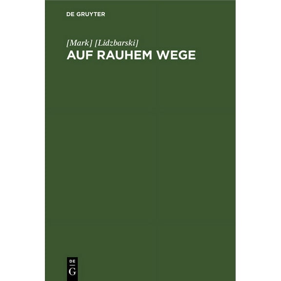 Auf rauhem Wege, (Hardcover)