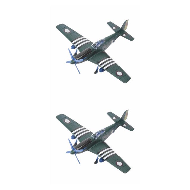 Vogacara Kit de modelo de ensamblaje de aviones a escala 1:48 para adultos verde 2piezas Verde