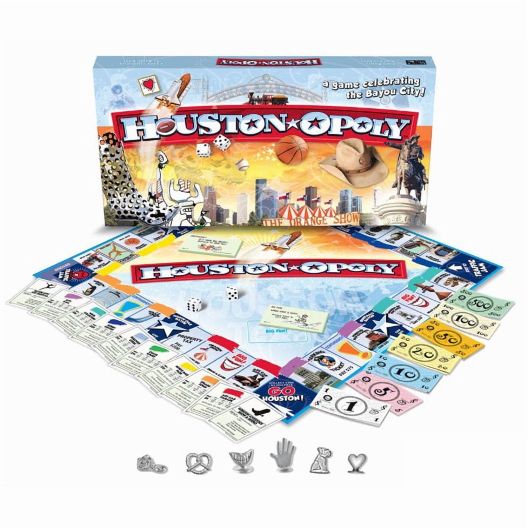 Late For The Sky Houston-Opoly Board Game