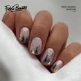 thumbnail image 1 of Fofosbeauty 24pcs Press on False Nails, Square Fake Acrylic Nails, Square Lonely Shadow in Ink, 1 of 8