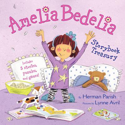 First Storybook Interactive Book Amelia Bedelia Storybook Treasury : Amelia Bedelia's First Day of School; Amelia Bedelia's First Field Trip; Amelia Bedelia Makes a Friend; Amelia Bedelia Sleeps Over; Amelia Bedelia Hits the Trail ()