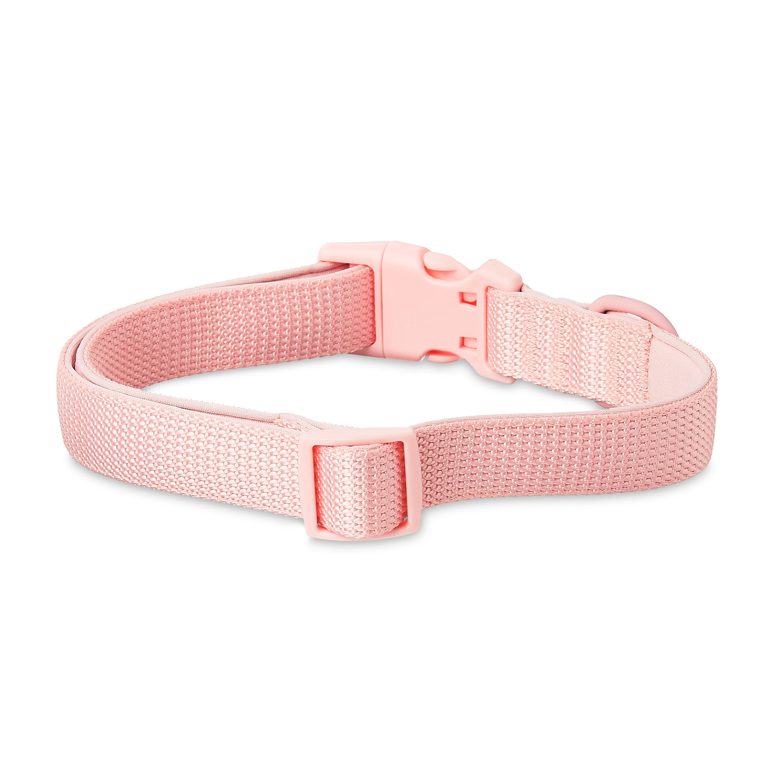Vibrant Life Neoprene Cushioned Adjustable Dog Collar, Soft Pink, Large