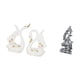 thumbnail image 5 of Estatuas de cisnes,Estatua de cisne de cerámica Escultura de mesa de cisne Elegante,Estatua de Guan Yin,Estatua de Guan Yin para decoración del hogar.,Escultura de, 5 of 8