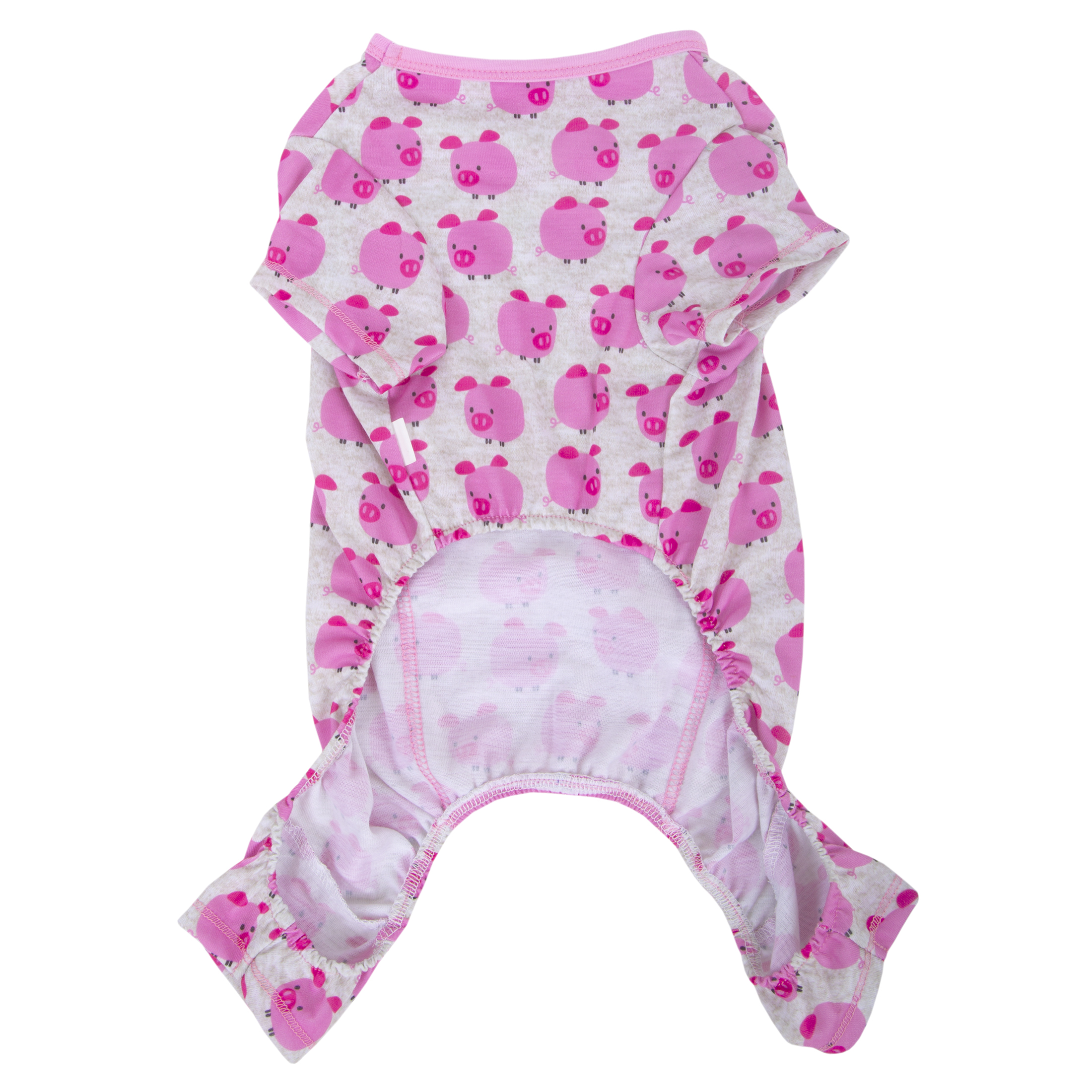 Vibrant Life, Hogs and Kisses Pig Pet Pajamas, Pink Medium