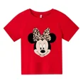 thumbnail image 3 of Ropa de verano para niños de 3 a 14 años, camiseta de algodón de Minnie Mouse para niños y niñas, camisetas de dibujos animados kawaii para niños, camisetas de verano, 3 of 5