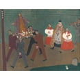 thumbnail image 2 of Cyprián Majerník 24x20 Gold Ornate Framed and Double Matted Museum Art Print Titled - Procession (1934), 2 of 4